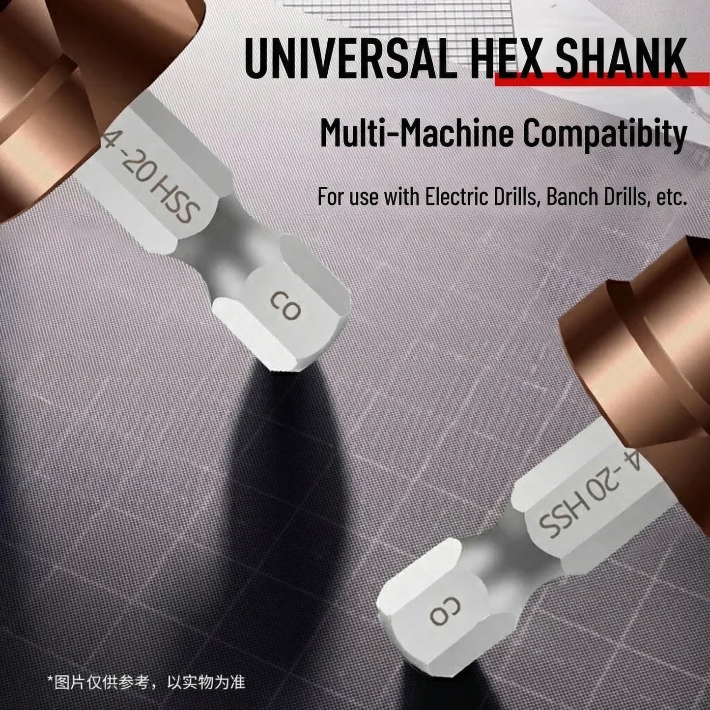 MHS M35 Cobalt Steel Step Drill Bit (4–12mm, 9-Step)