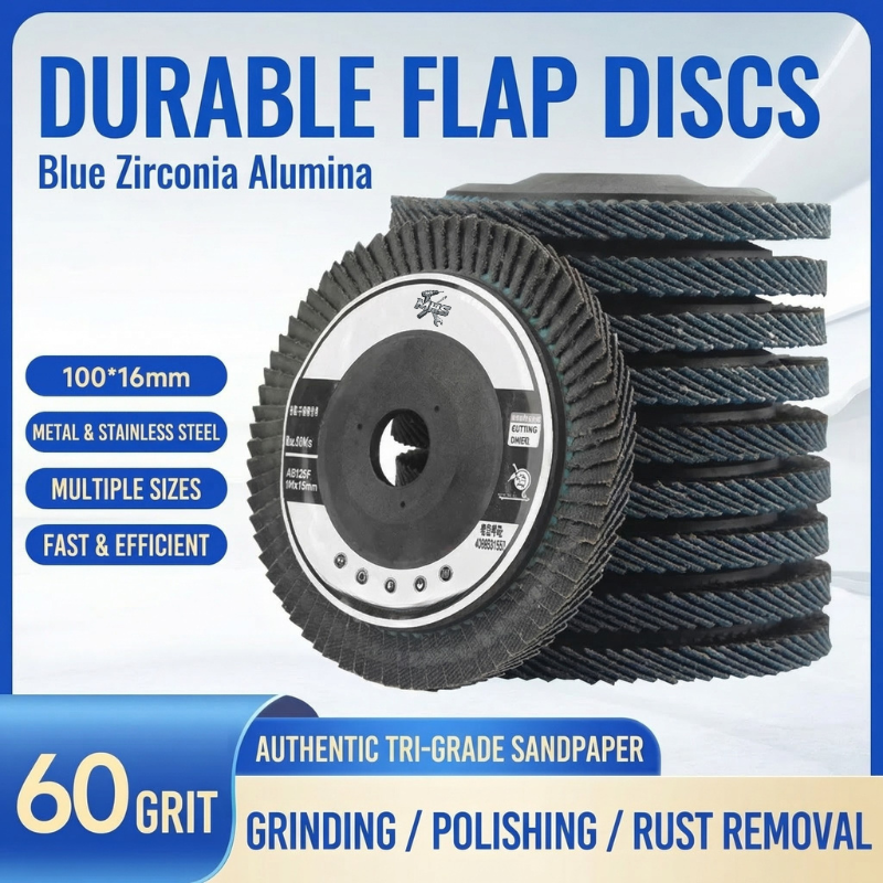 MHS 100mm 60-Grit Flap Sanding Disc