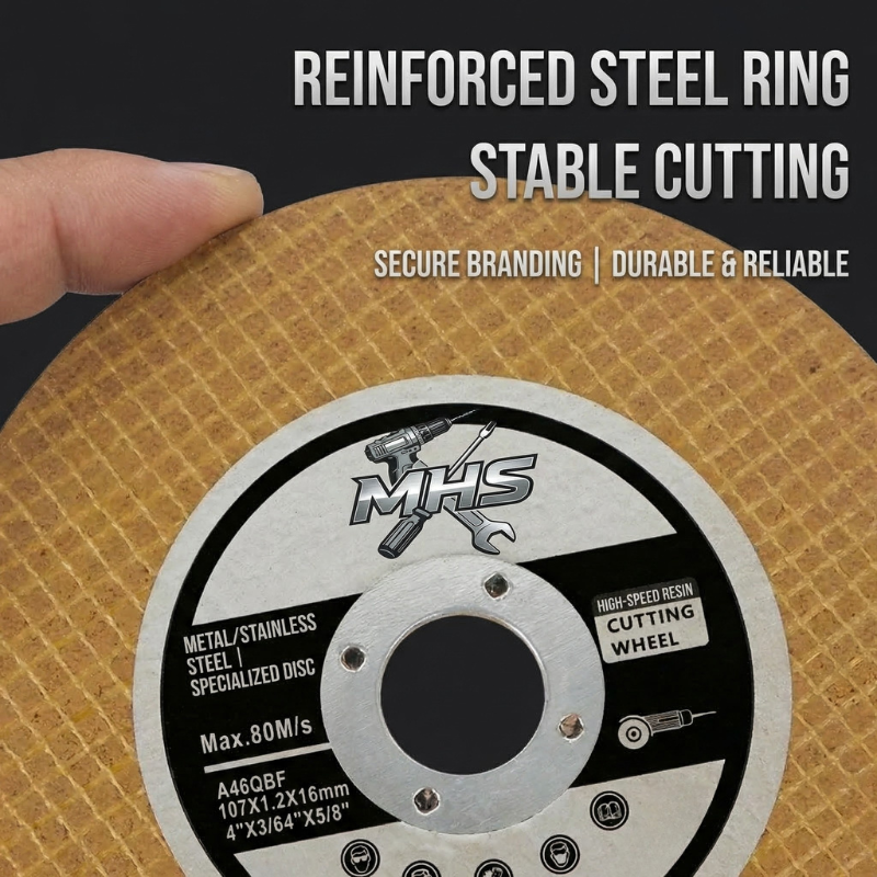 MHS Gold Metal Cutting Discs for Angle Grinder – 50 Pack