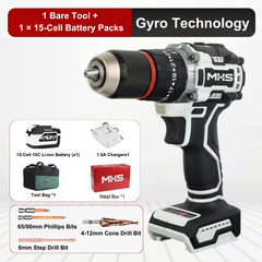 MHS 21V Brushless Cordless Drill Driver with Pulse Mode