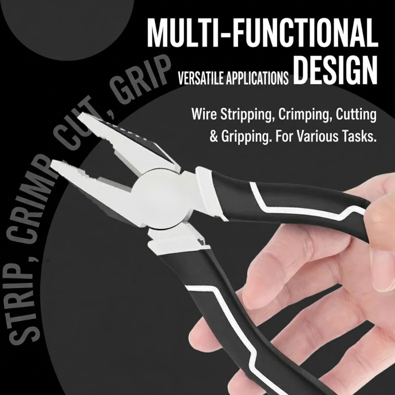 MHS 8-Inch Heavy-Duty Combination Pliers
