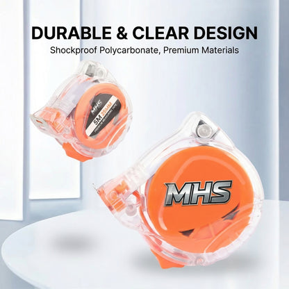 MHS 5m Heavy-Duty Tape Measure – 25mm Blade (2 Pack)