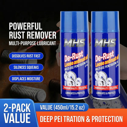 MHS Rust Penetrant Spray – Loosens Stuck Bolts & Removes Rust