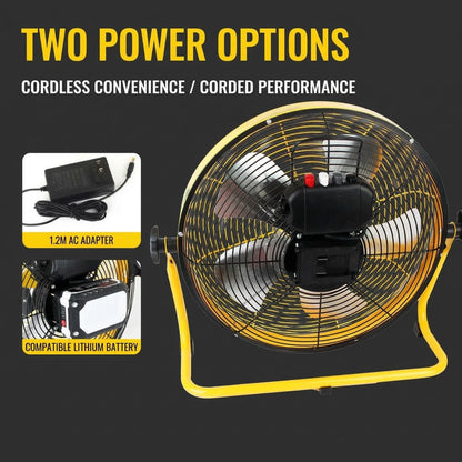 MHS Portable Rechargeable Cordless Fan
