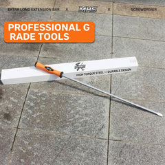 MHS 32-Inch Heavy-Duty Through-Tang Screwdriver