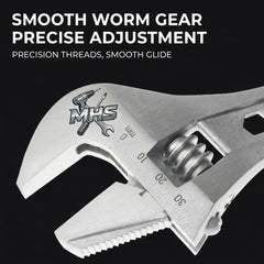 MHS 2-in-1 Pipe Wrench – 10" & 12" with Lifetime Warranty