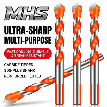 MHS 6-Piece Heavy-Duty Drill Bit Set