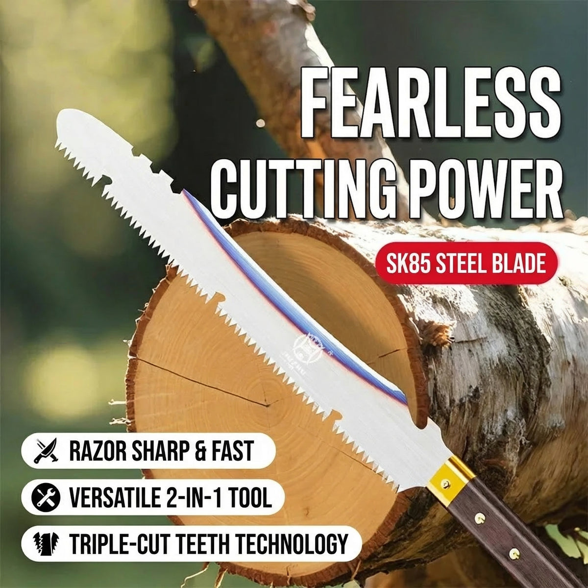 MHS 4-in-1 Multi-Function Hand Saw with Ergonomic Grip