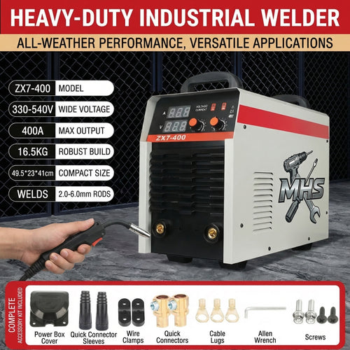 MHS ZX7-400 400A Industrial Inverter MMA Stick Welder