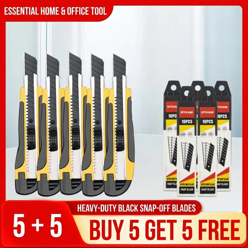 MHS Utility Knife Set – 1 Knife with 2 Boxes of Blades