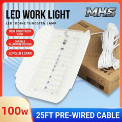 MHS 100W LED Flood Light with Optical Lens for Outdoor Lighting