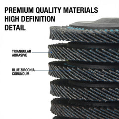 MHS 100mm 60-Grit Flap Sanding Disc