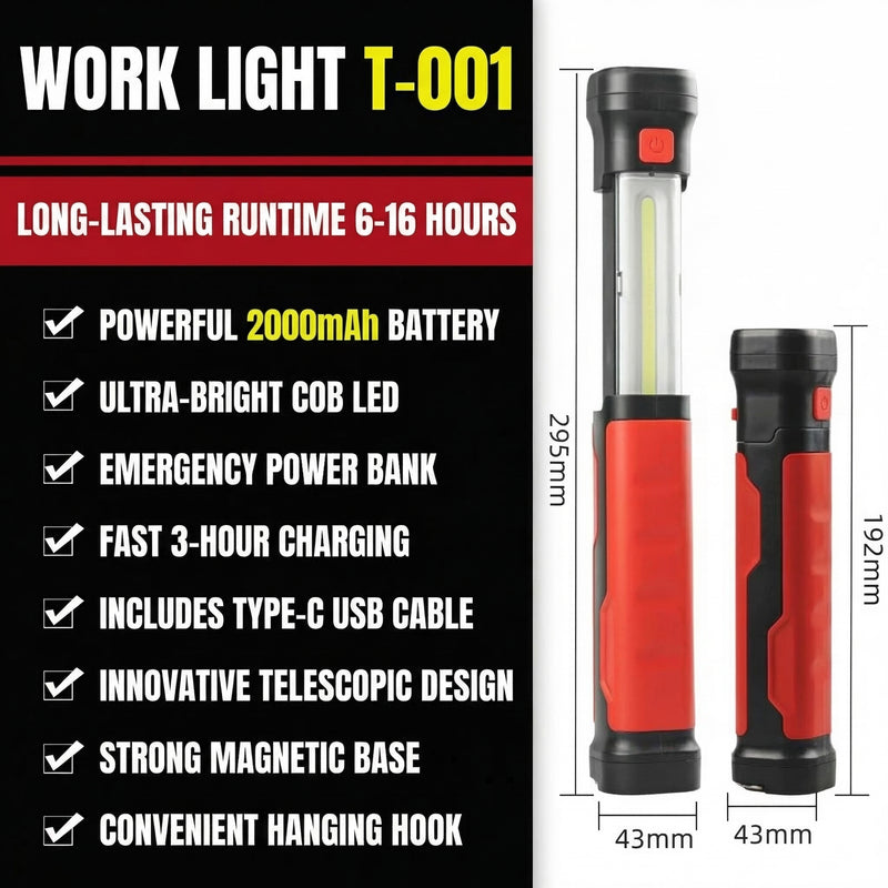 MHS T-001 Portable LED Work Light