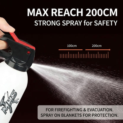 MHS Portable Water-Based Fire Extinguisher for Car & Home Use