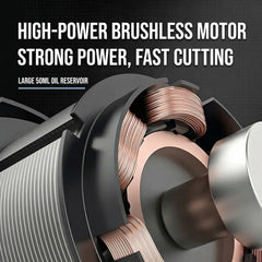 MHS 12-Inch Brushless Cordless Chainsaw with LCD Display