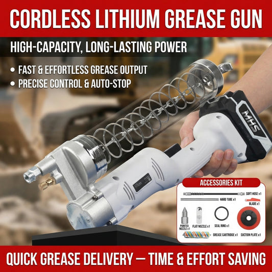 MHS Heavy-Duty Cordless Grease Gun Kit