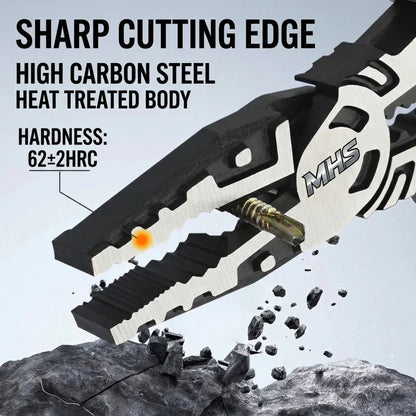 MHS 9-Inch Multi-Function Wire Stripper & Cutter Pliers