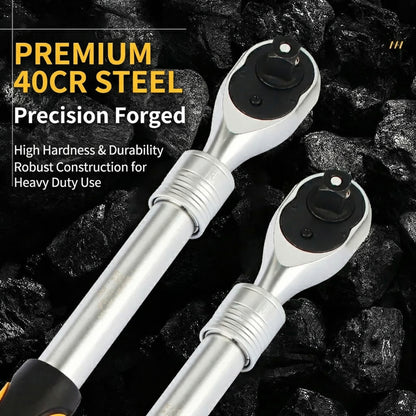 MHS 72-Tooth Telescopic Ratchet Wrench