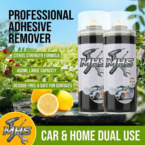 MHS Sticker & Adhesive Remover Spray – Fast Glue Residue Removal