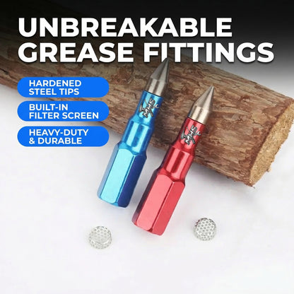 MHS Extended Grease Gun Nozzle with Filter Screen