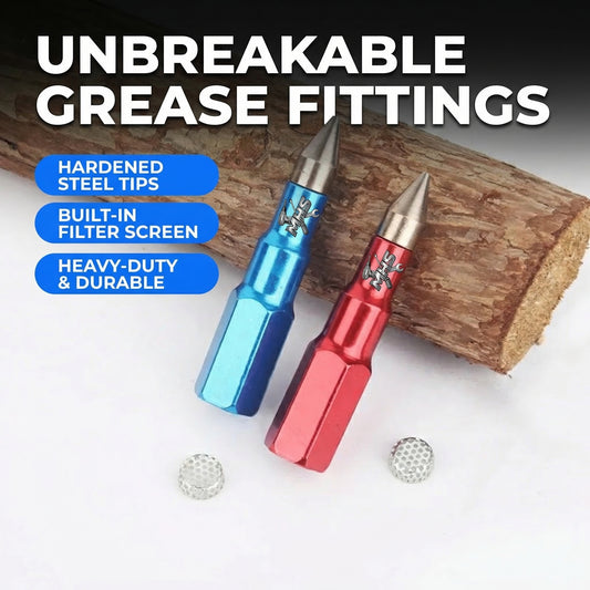 MHS Extended Grease Gun Nozzle with Filter Screen