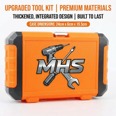 MHS 53-Piece 1/4" Drive Ratchet & Socket Set