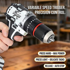 MHS 21V Brushless Cordless Drill Driver with Pulse Mode
