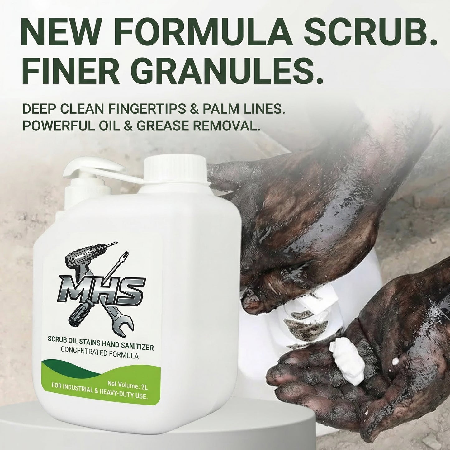 MHS Heavy-Duty Hand Cleaner with Scrub – 2L