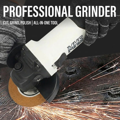MHS Heavy-Duty Corded Angle Grinder with 5 Cutting Discs