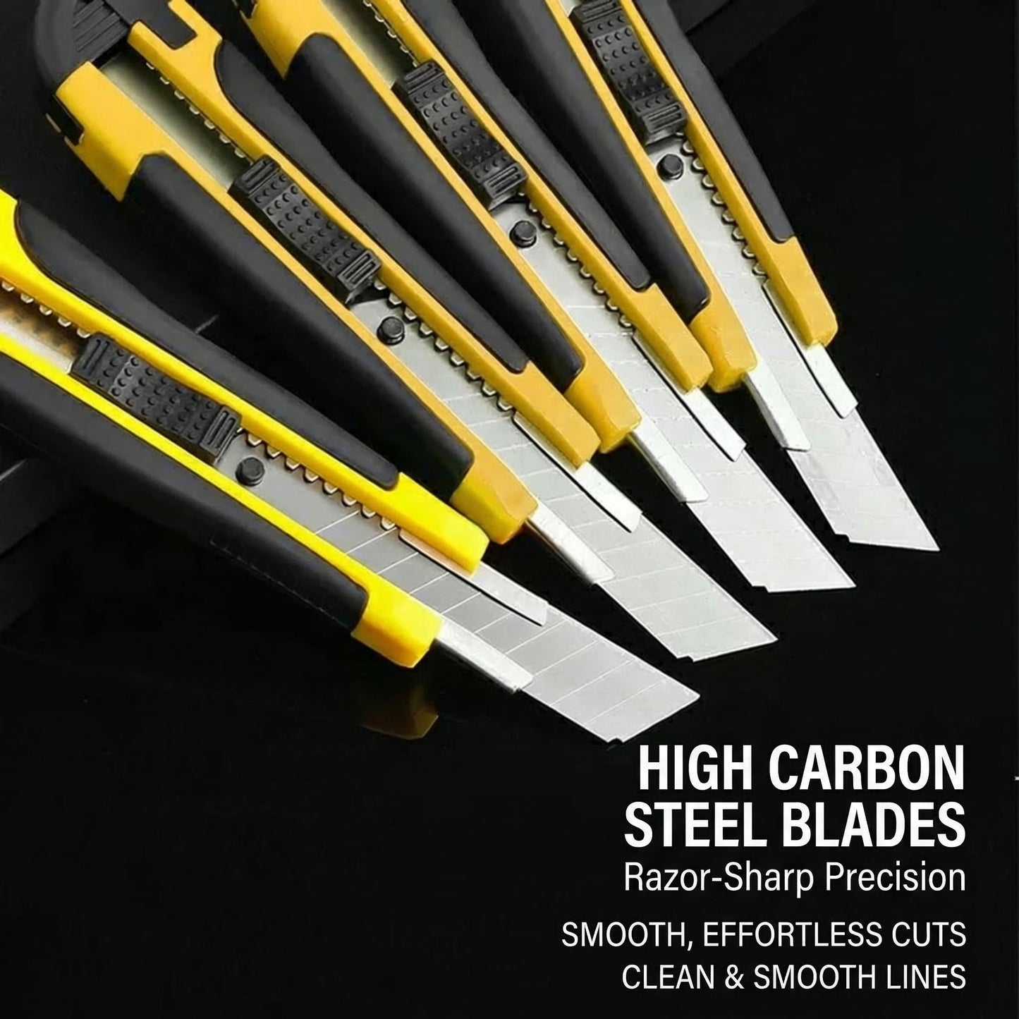 MHS Utility Knife Set – 1 Knife with 2 Boxes of Blades
