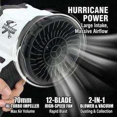 MHS Cordless Turbo Jet Blower for Snow, Dust & Drying