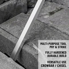 MHS 32-Inch Heavy-Duty Through-Tang Screwdriver