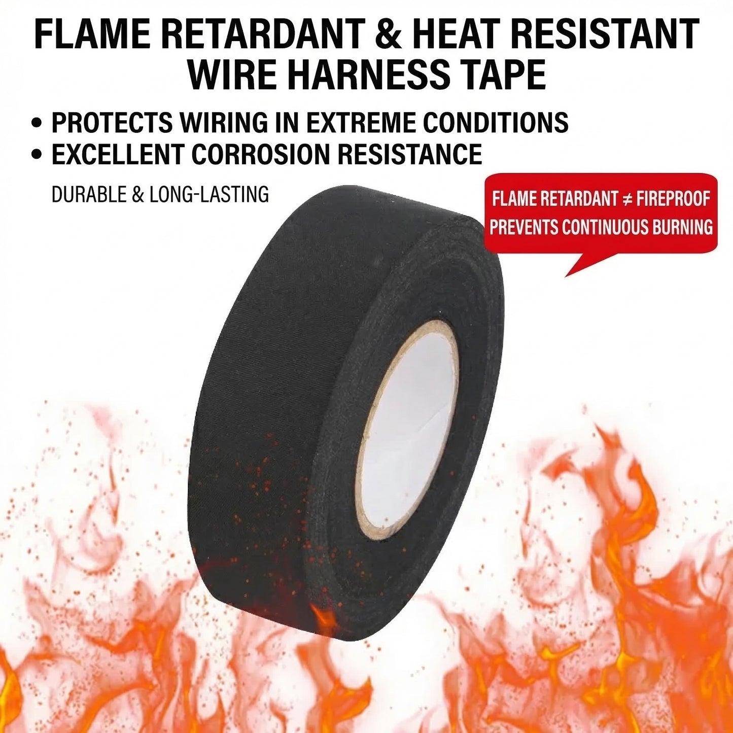 MHS Automotive Wire Harness Tape – 3 Pack