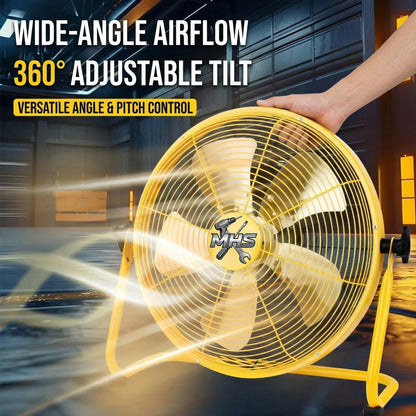 MHS Portable Rechargeable Cordless Fan