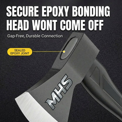 MHS 600g 65Mn Steel Wood Splitting Hatchet
