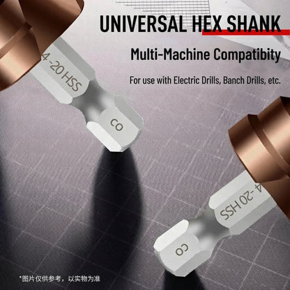 MHS M35 Cobalt Steel Step Drill Bit (4–12mm, 9-Step)