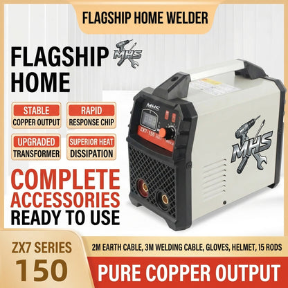 MHS ZX7-200A 200A Portable Inverter MMA Stick Welder